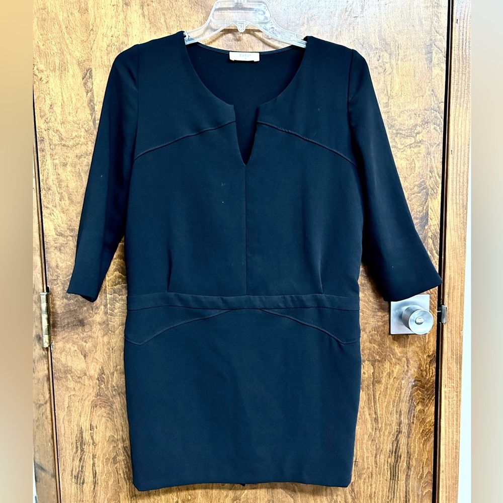 BA&SH Black Long-sleeve Emma Dress EUC